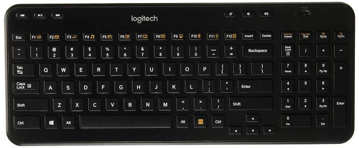 Logitech Wireless Keyboard K360 - Glossy Black in Riyadh, Saudi Arabia